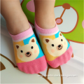 BSP-603 Wholesale Lovely Animal Little Bear Design Anti-slip Baby Socks Cute Pink Color Baby Socks